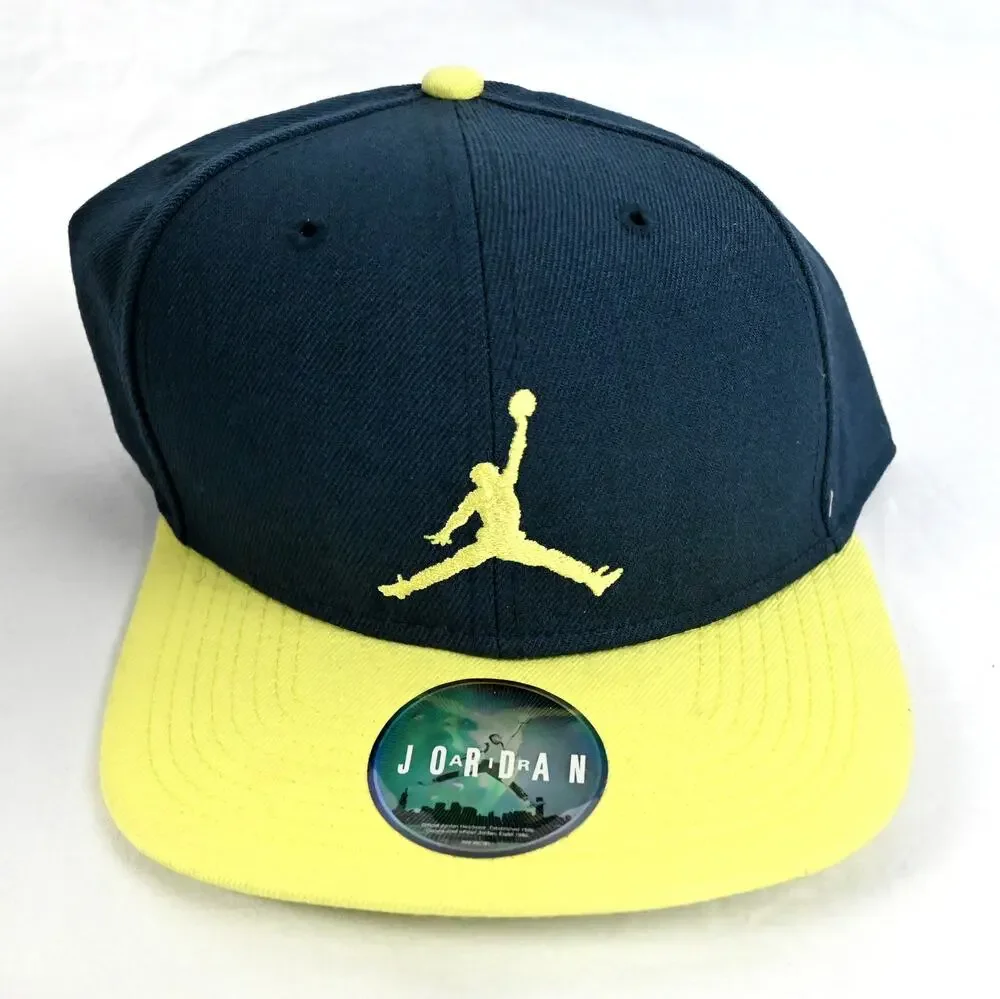 Jordan Blue & Yellow Snapback Hat